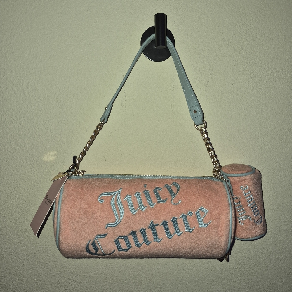 Juice Couture Barrel Shoulder Bag With Coin Mini Purse
